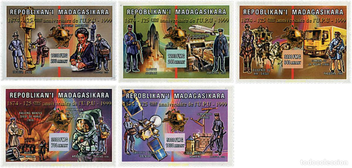 Sellos: 669666 MNH MADAGASCAR 2000 125 ANIVERSARIO DE LA UPU