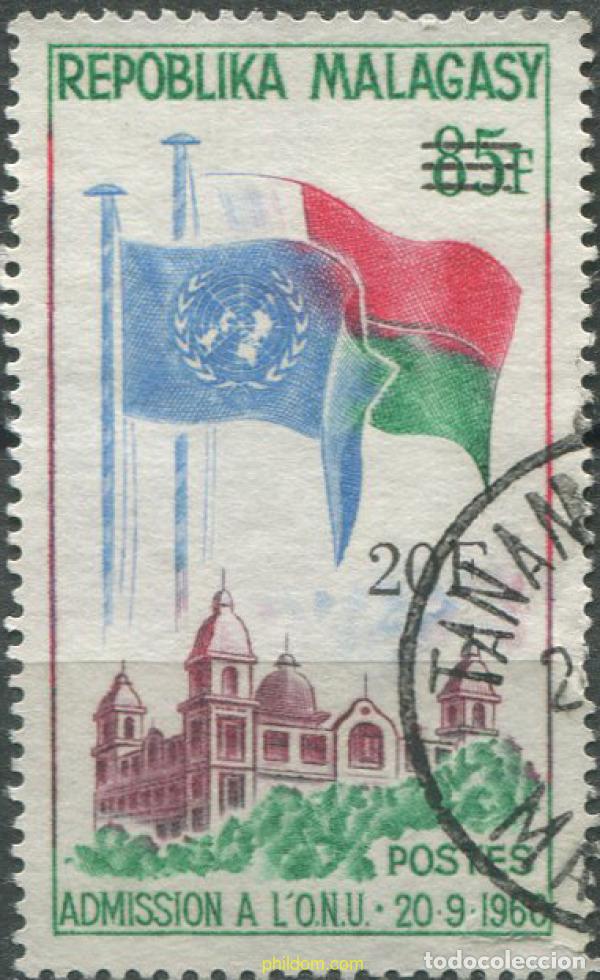 Sellos: 688763 USED MADAGASCAR 1962 BANDERAS