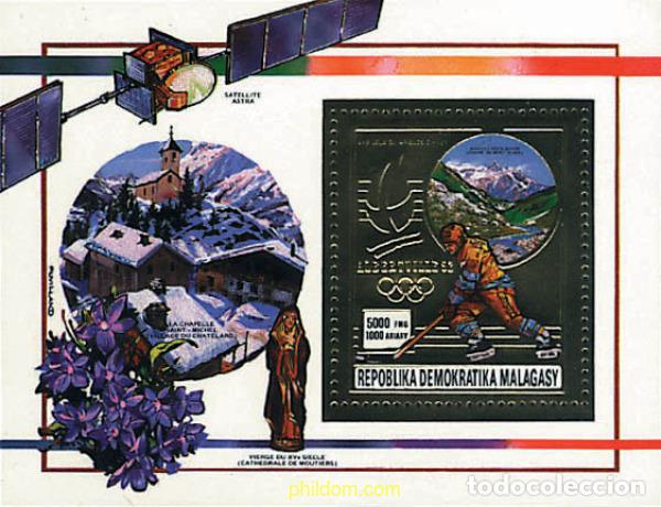 Sellos: 71204 MNH MADAGASCAR 1990 16 JUEGOS OLIMPICOS INVIERNO ALBERTVILLE 1992