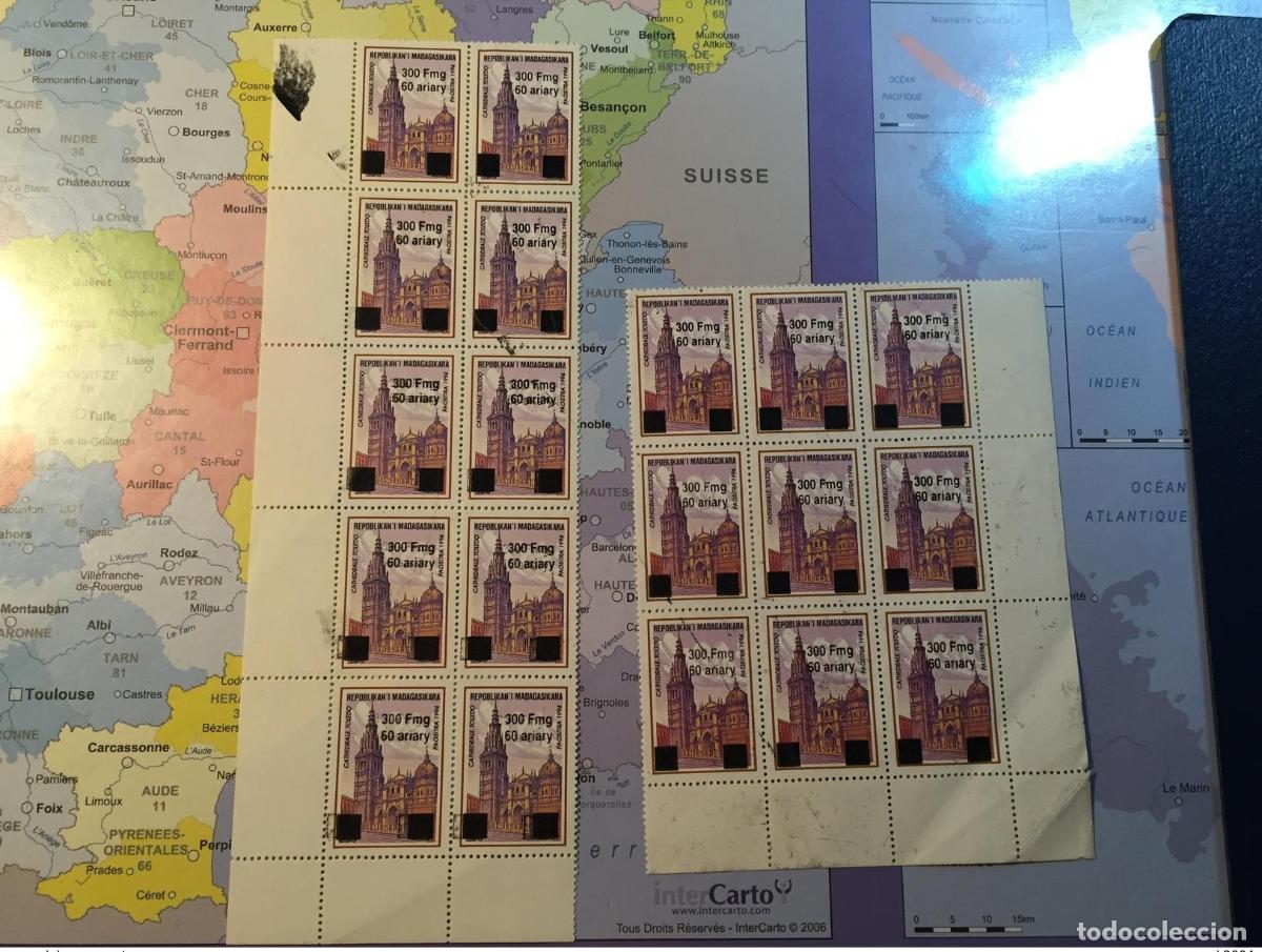 Sellos: Madagascar 1998 Mi. 2101 Catedral de Toledo Religi&oacute;n Sobreimpresi&oacute;n 1520&euro;
