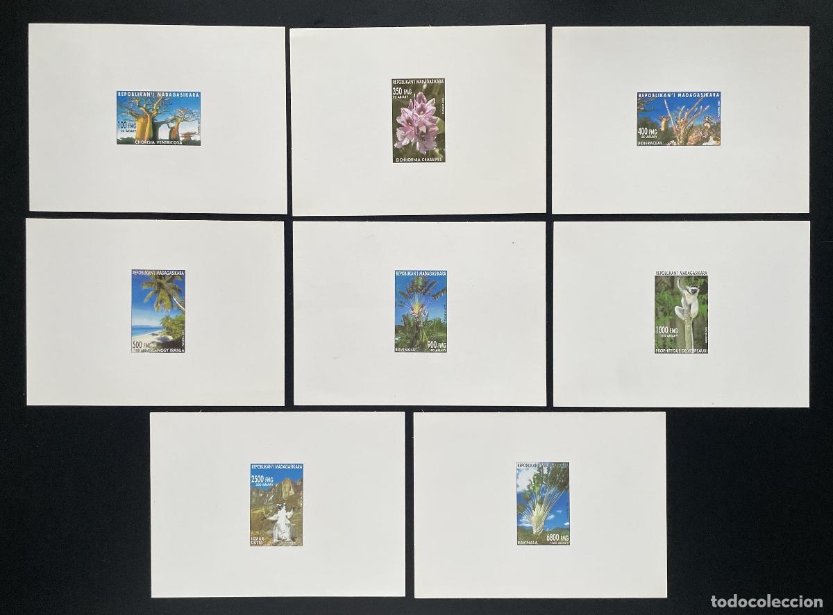 Sellos: Madagascar 2002 8 veces a prueba de lujo fauna flora flores animales lemurianos