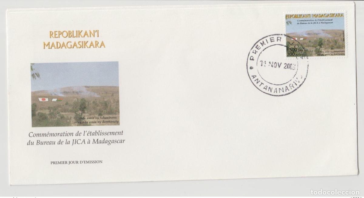 Selos: Madagascar 2003 Primer d&iacute;a del FDC (JICA) Emisi&oacute;n conjunta Jap&oacute;n