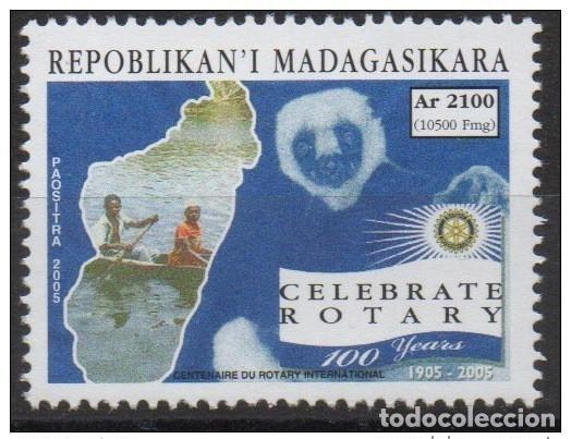 Sellos: Madagascar 2005 Mi. 2627 100 a&ntilde;os ROTARY CLUB INTERNATIONAL MNH