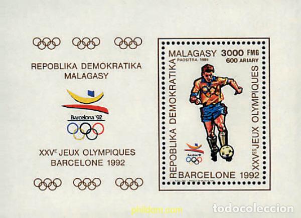 Sellos: 79411 MNH MADAGASCAR 1990 25 JUEGOS OLIMPICOS VERANO BARCELONA 1992