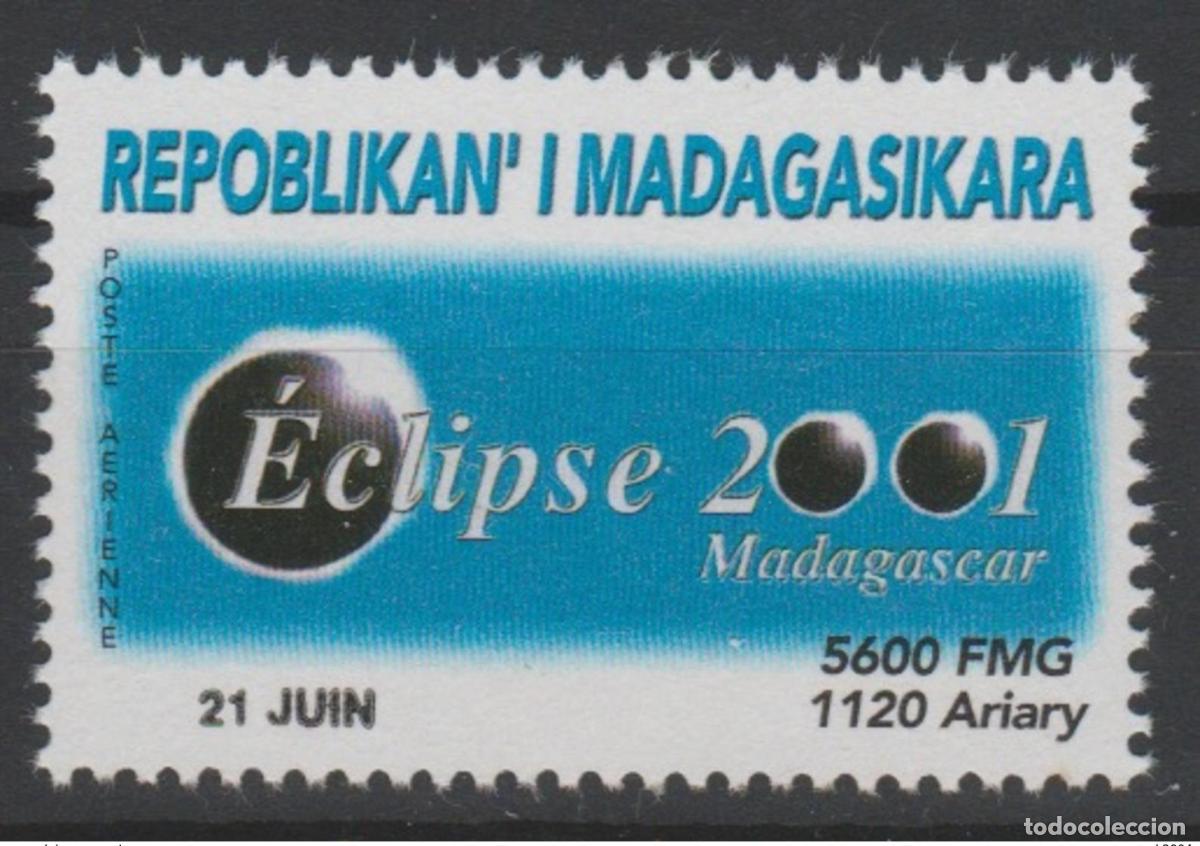 Sellos: Madagascar 2001 Mi. 2579 Eclipse total Sonnenfinsternis MNH