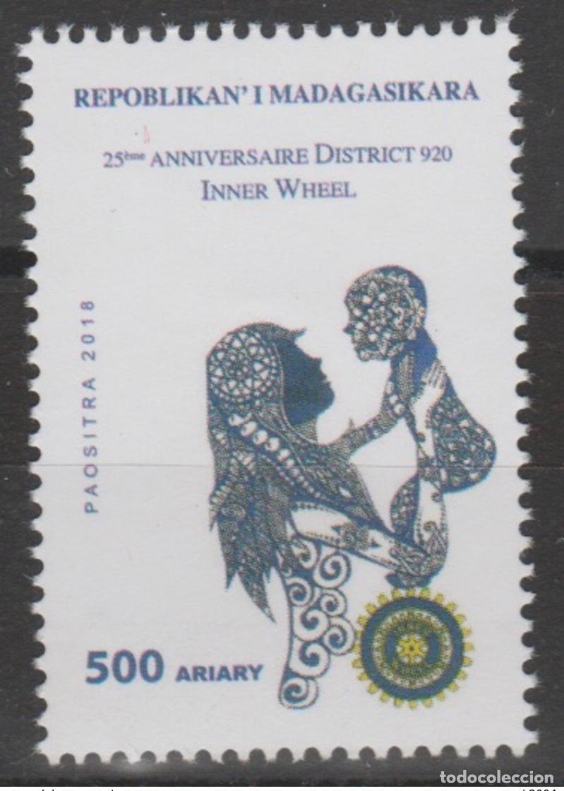 Sellos: Madagascar 2018 Mi. 2715 25 aniversario del Club Rotario Inner Wheel Distrito 920