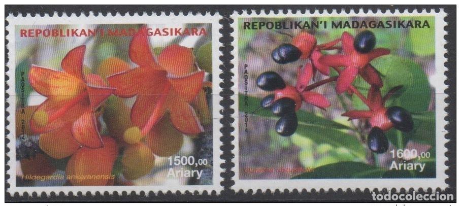 Sellos: Madagascar 2014/2015 Mi. 2683/2684 Flores Hildegardia Ouratea Flora MNH **