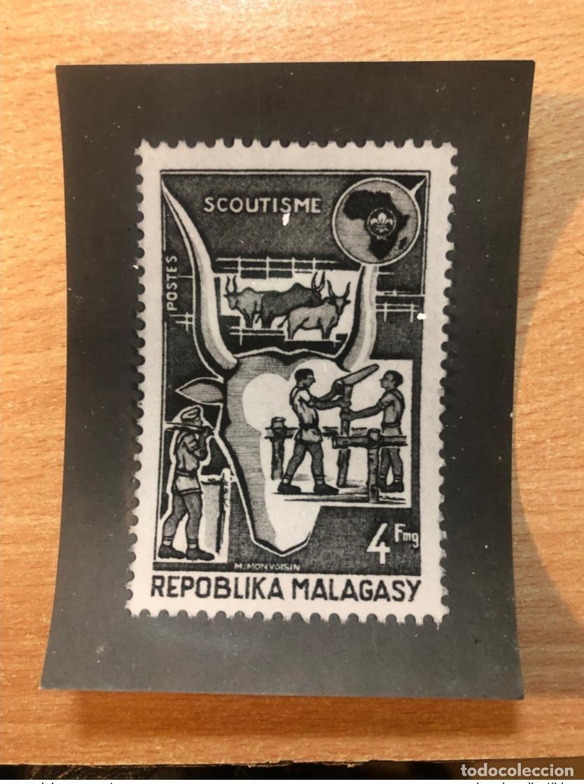 Sellos: Madagascar 1974 - Photo Event Scouting Scouts Pfadfinder Mapa