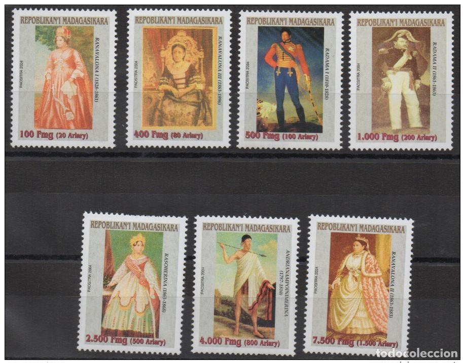 Sellos: Madagascar 2004 Mi. 2613-2619 Kings Queens 7 val. 5 MNH**