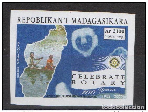 Sellos: Madagascar 2005 Mi. 2627 100 a&ntilde;os del ROTARY CLUB INTERNATIONAL MNH ND IMPERF