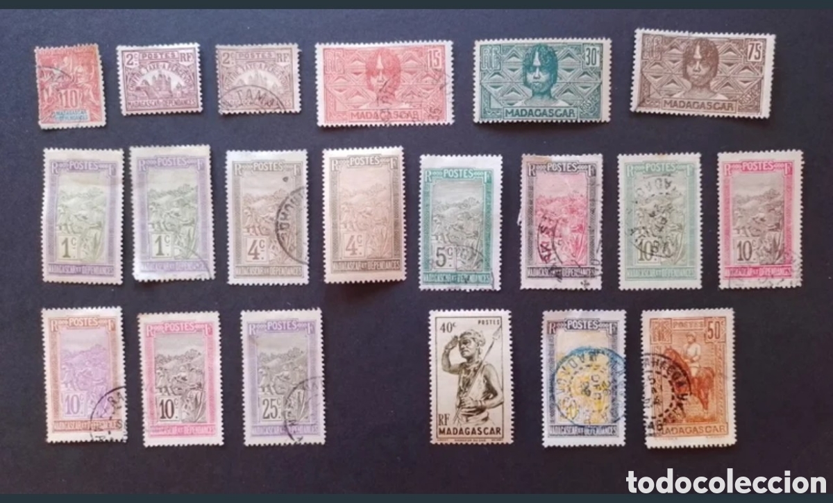 Sellos: SELLOS DE MADAGASCAR, PROTECTORADO FRANC&Eacute;S, hasta 1.960.