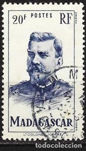 Sellos: Madagascar 1946 - Mi 404 - YT 317 - Coronel Joffre