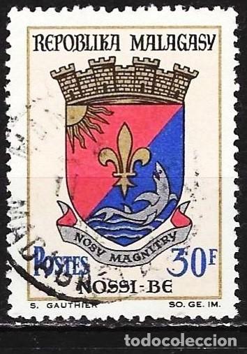 Sellos: Madagascar 1966 - Mi 516 - YT 439 - Escudo de armas de Nossi-Be