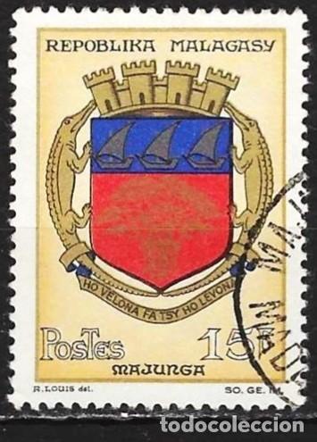 Sellos: Madagascar 1964 - Mi 512 - YT 390 - Escudo de armas de Majunga