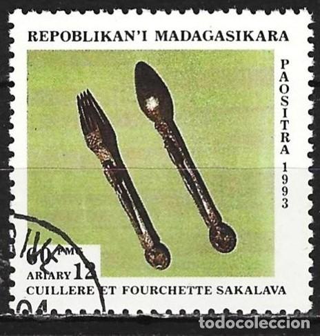 Sellos: Madagascar 1994 - Mi 1664 - YT 1325 - Artesan&iacute;a malgache