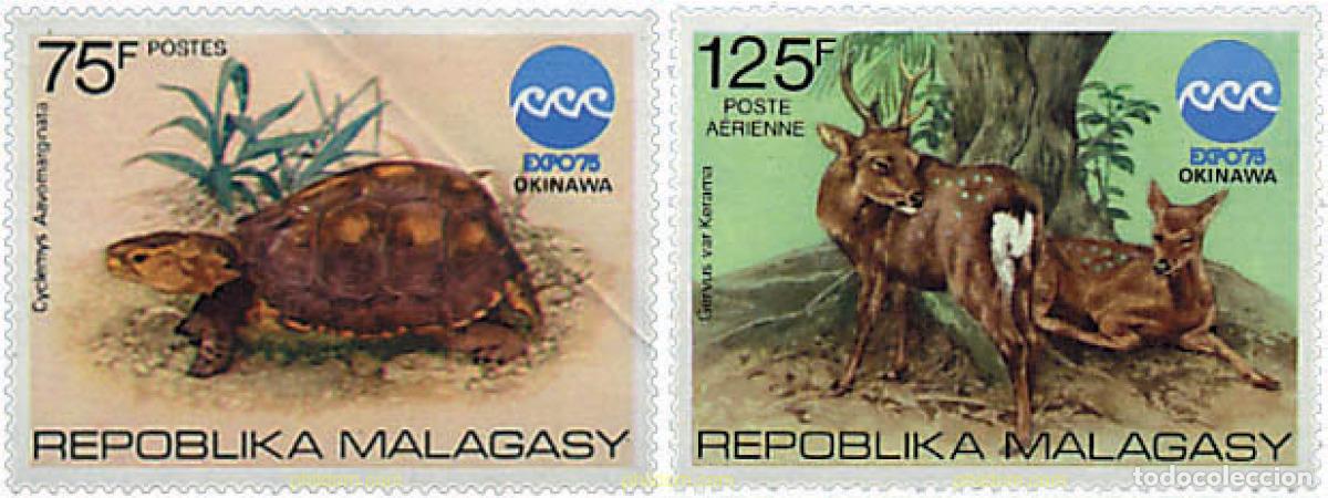 Sellos: 796532 MNH MADAGASCAR 1975 EXPOSICION OCEANOGRAFICA EN OKINAWA