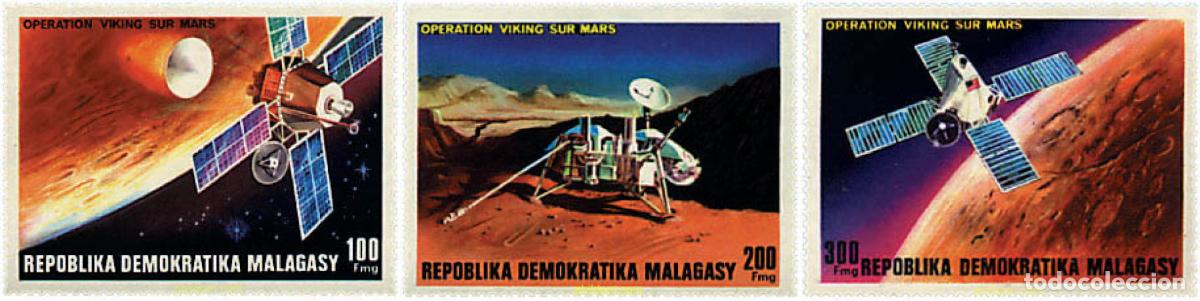 Sellos: 796549 MNH MADAGASCAR 1976 EXPLORACION DE MARTE