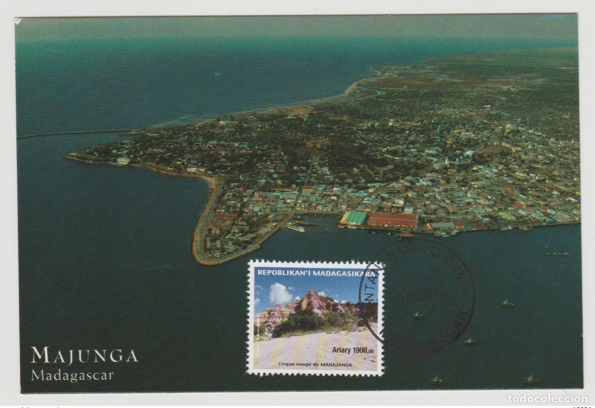 Sellos: Tarjeta m&aacute;xima de Madagascar Madagaskar 2013 Mi. 2664 Carte Cirque Rouge Mahajanga