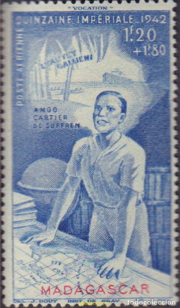 Sellos: 595054 MNH MADAGASCAR 1943 QUINCENA IMPERIAL