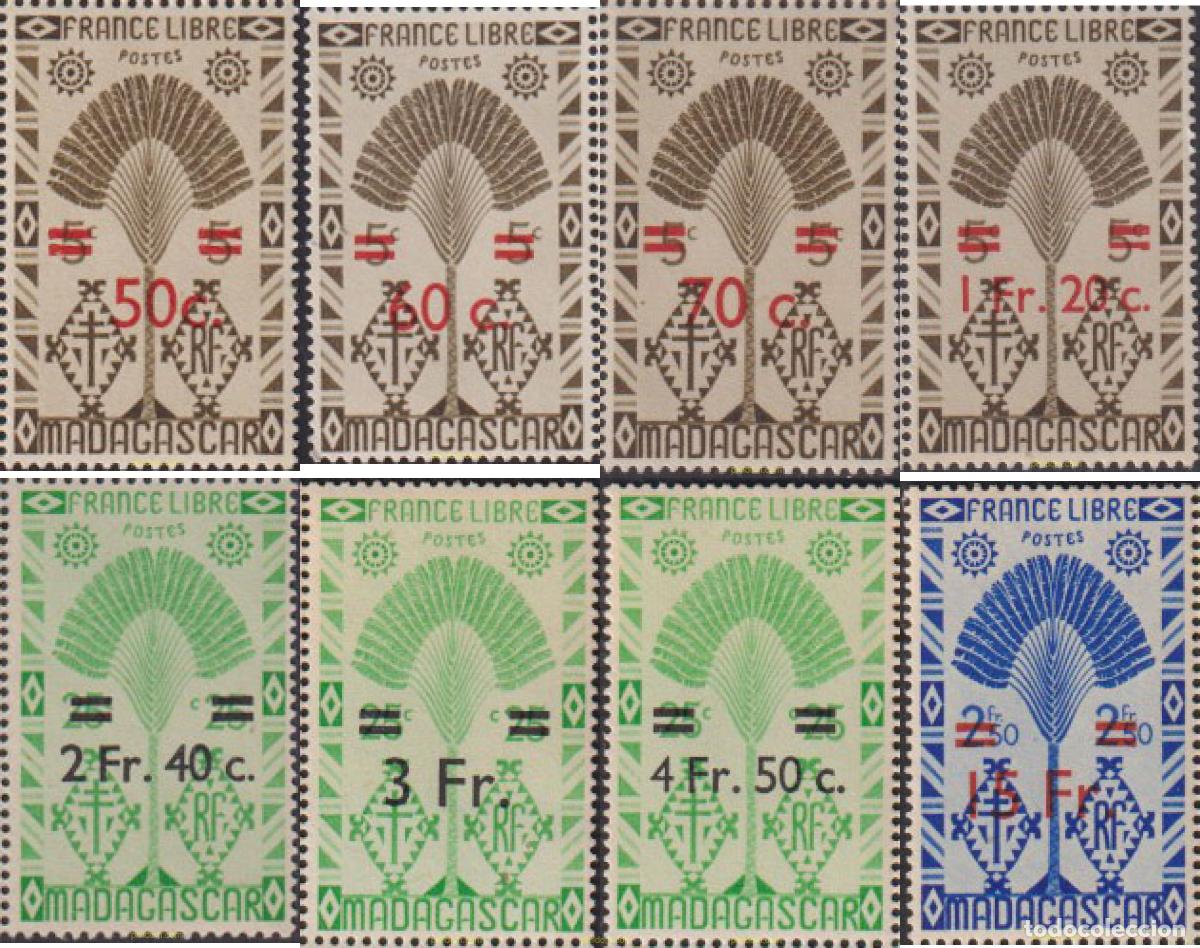 Sellos: 615101 MNH MADAGASCAR 1944