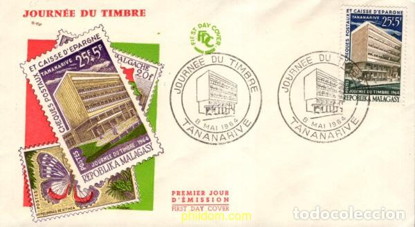 Sellos: 744689 MNH MADAGASCAR 1964 DIA DEL SELLO