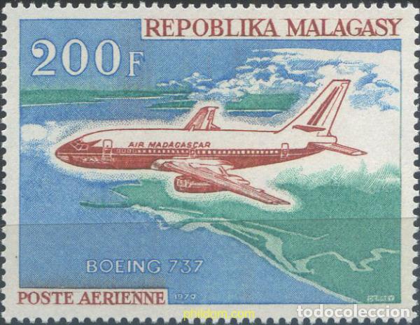 Sellos: 193536 MNH MADAGASCAR 1970 BOEING 737