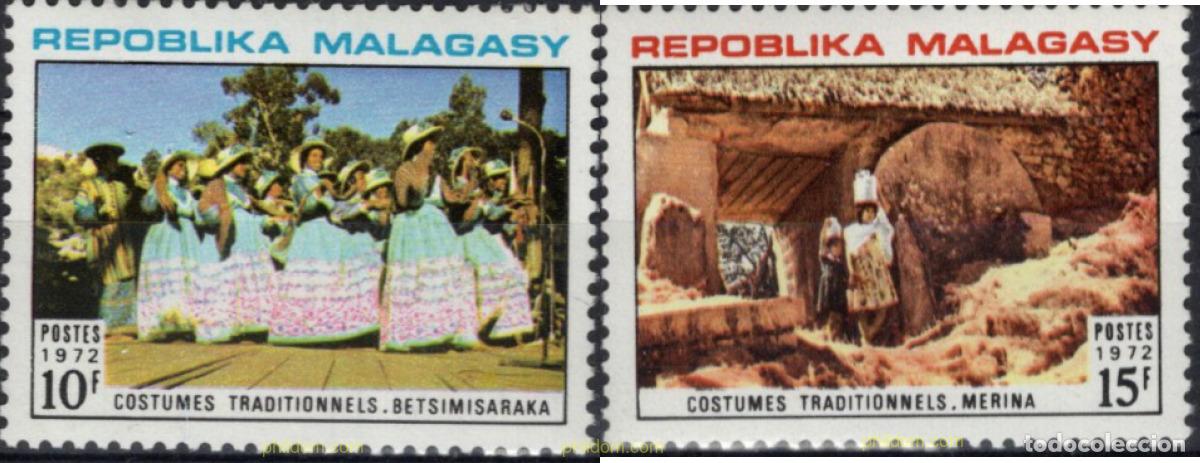 Sellos: 694219 MNH MADAGASCAR 1972 COSTU,MBRES TRADICIONALES