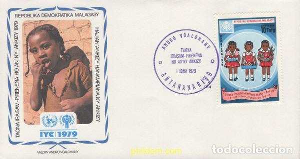 Sellos: 649582 MNH MADAGASCAR 1979 A&Ntilde;O INTERNACIONAL DEL NI&Ntilde;O