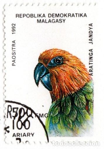Sellos: Madagascar. Loro. 1992. YT-1147. Usado
