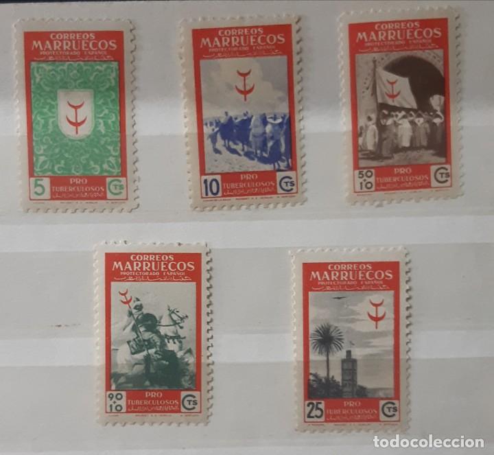 Francobolli: MARRUECOS,1949,EDIFIL 307/311
