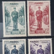 Francobolli: MARRUECOS, 1951, EDIFIL 299/301 Y PA. 81.