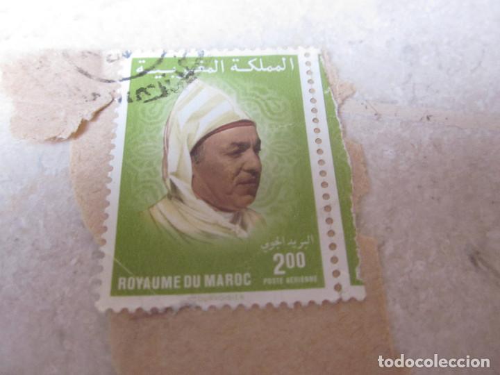 Selos: SELLO USADO 2 DIRHAMS - REINO DE MARRUECOS - REY HASSAN