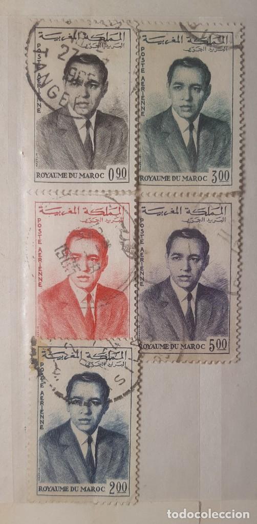 Selos: MARRUECOS,1962,CAT.YT.PA.106/110.