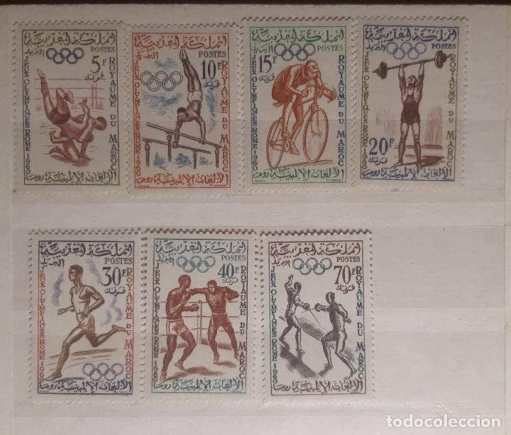 Selos: MARRUECOS,1960,CAT.YT.413/420. FALTA 419.