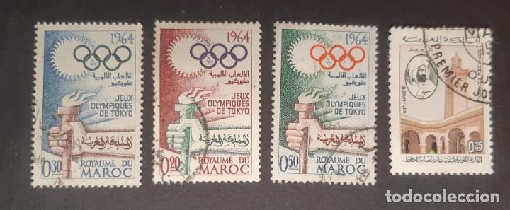 Selos: MARRUECOS,1964,CAT.YT. 476/479.