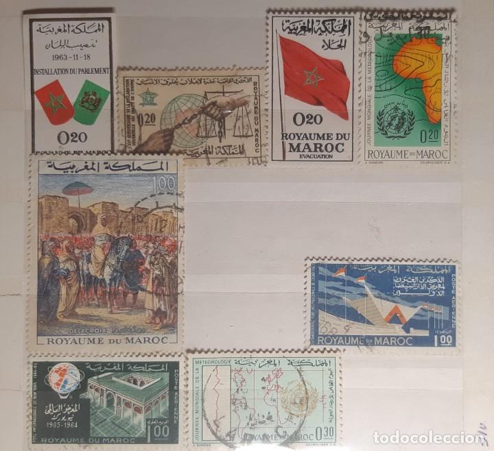 Selos: MARRUECOS,1963,CAT.YT. 468/470; 471/473; PA.112/113.