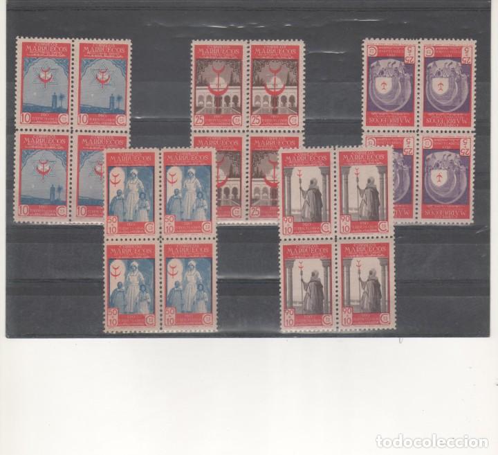 Timbres: MARRUECOS- 275/79 Pro-Tuberculosos a&ntilde;o 47 bloque 4 nuevos sin fijasellos (seg&uacute;n foto)