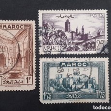 Sellos: MARRUECOS - MONUMENTOS 1933/1954. Lote 400790229