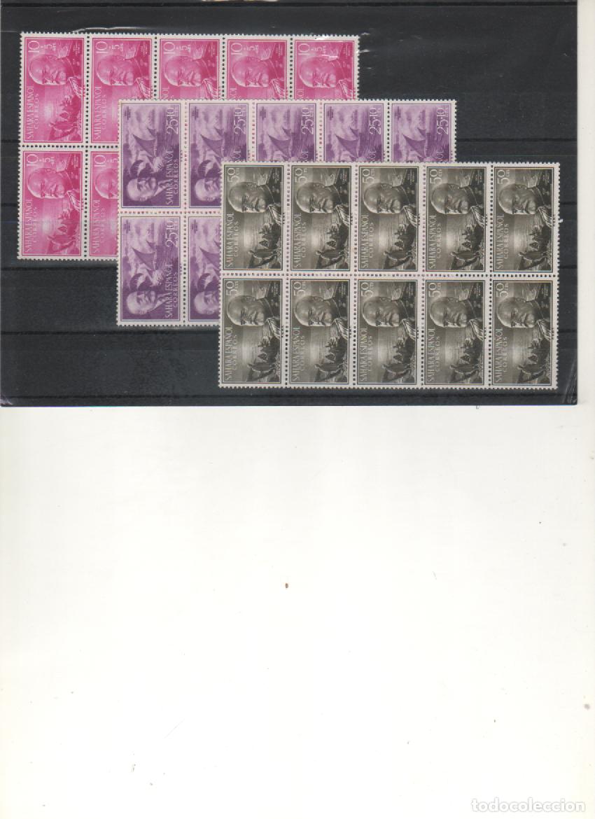 Timbres: Marruecos-Sahara-120/122 Pro Infancia Bloques de 10 sellos nuevos (seg&uacute;n foto)