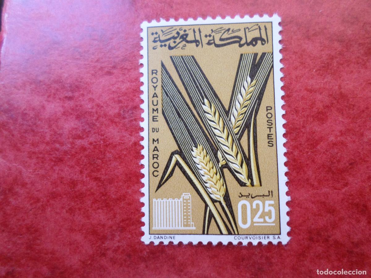 Timbres: .marruecos, 1966, trigo, Yvert 497