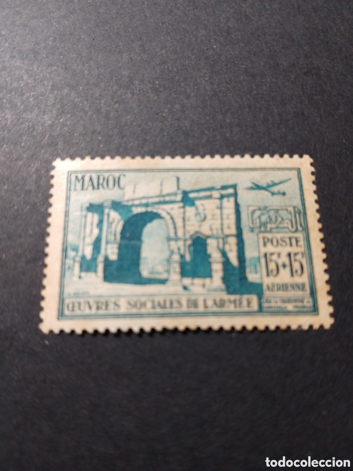 Selos: Marruecos. 1950. Obras Sociales del Ej&eacute;rcito. Correo a&eacute;reo.