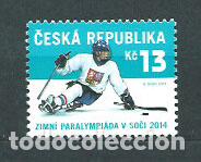 Sellos: Chequia - Correo 2014 Yvert 730 ** Mnh Deportes esqui