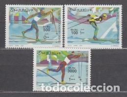 Sellos: Somalia - Correo Yvert 764/66 ** Mnh Deportes - Esqui