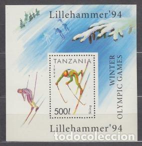 Sellos: Tanzania - Hojas Yvert 300 ** Mnh Deportes - Esqui
