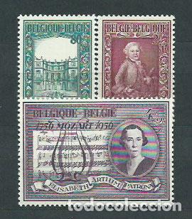 Sellos: Belgica - Correo 1956 Yvert 987/9 ** Mnh Mozart
