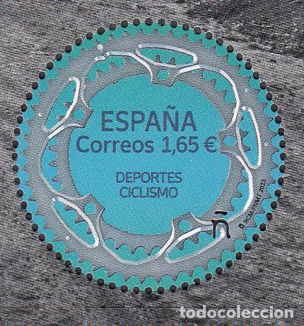Sellos: Espa&ntilde;a II Centenario Correo 2023 Edifil 5673 SH ** Mnh Ciclismo