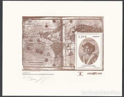 Sellos: Espa&ntilde;a II Centenario Grabados F.N.M.T Edifil 1 Cristobal Col&oacute;n