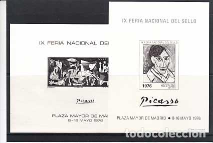 Sellos: II Centenario Hojas Recuerdo 1976 Edifil 42/3 Picasso ** Mnh