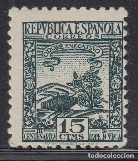 Sellos: Espa&ntilde;a Sueltos 1935 Edifil 690 Lope de Vega ** Mnh Nomal