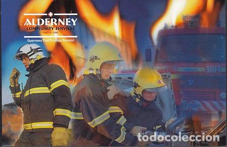 Sellos: Alderney Correo Yvert 243 Carnet ** Mnh Bomberos